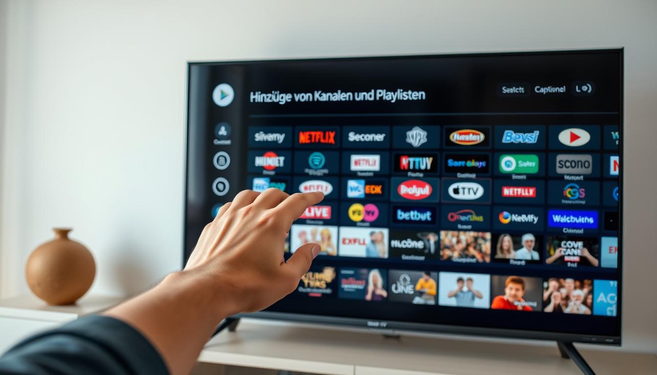 Wie richte ich einen IPTV Smart Player auf meinem Fernseher ein?