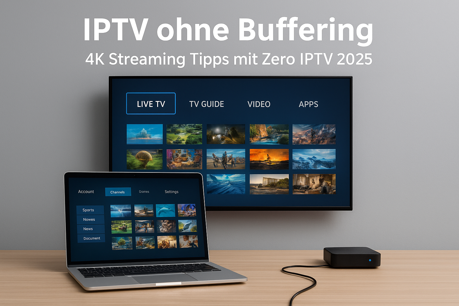 Artikel: 4K Streaming ohne Buffering – Tipps für schnelles IPTV 2025