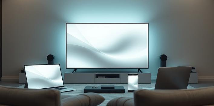 Verschiedene Geräte mit IPTV-Funktionen