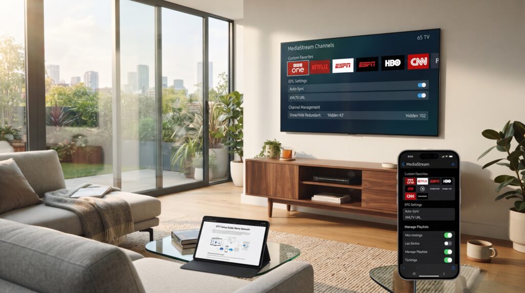 IPTV Sender sortieren