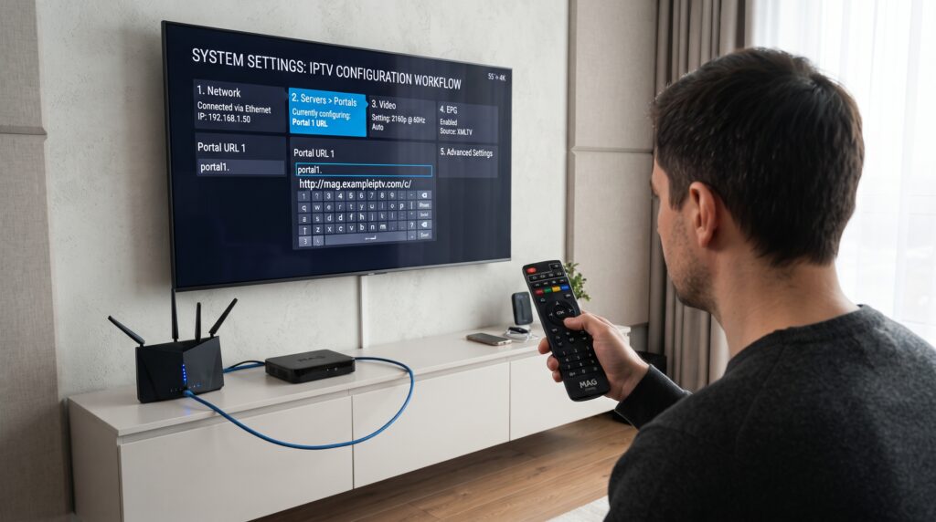 IPTV auf MAG Box