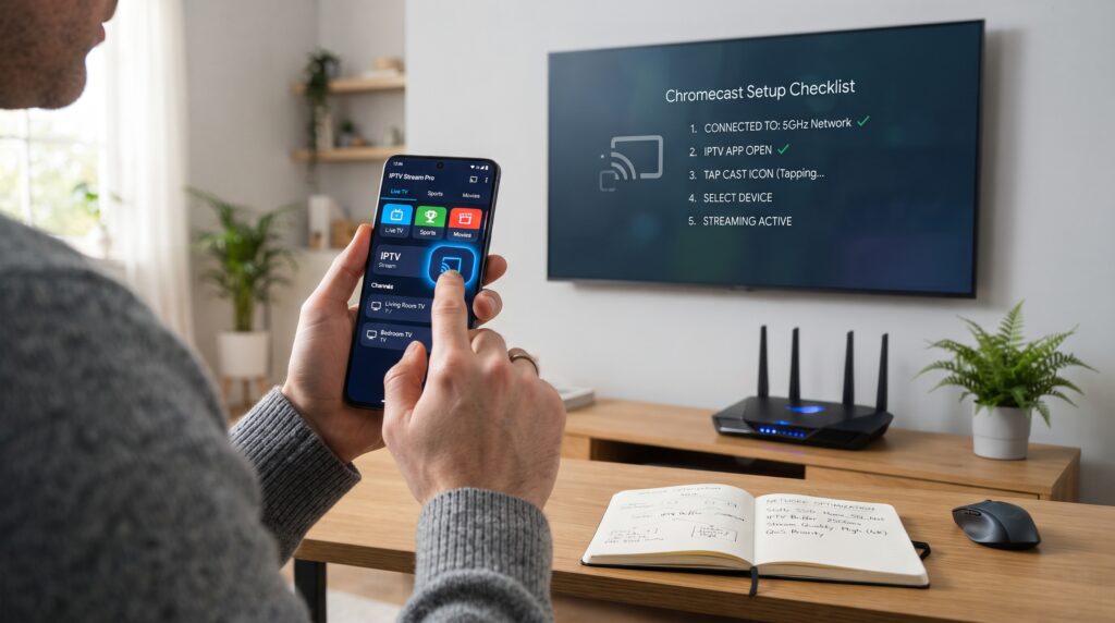 IPTV auf Chromecast