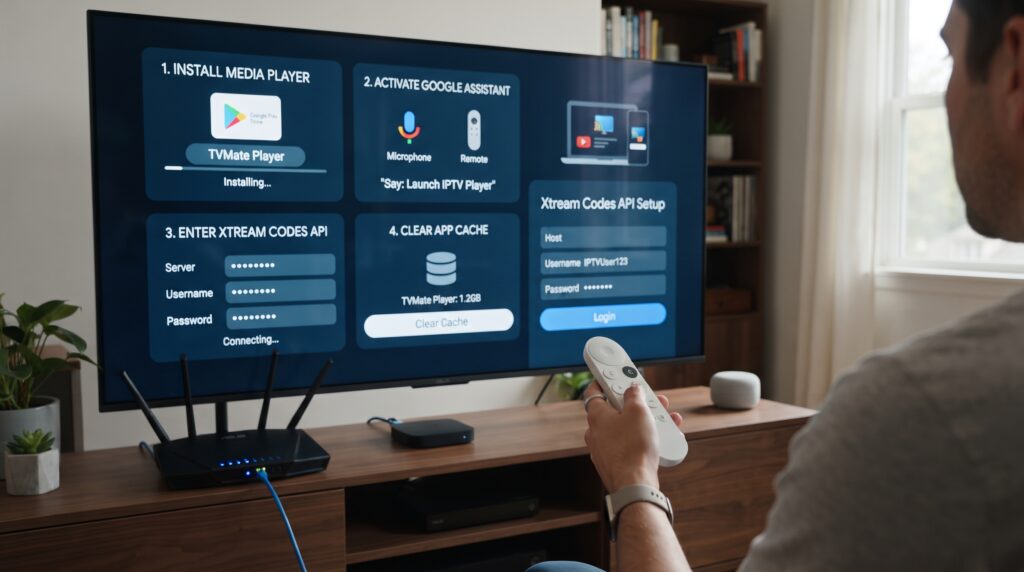 IPTV auf Google TV