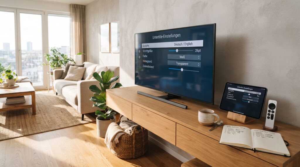 IPTV Untertitel einstellen