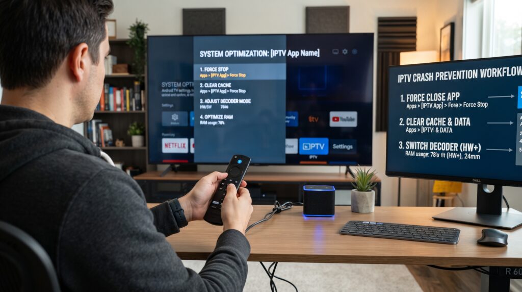 IPTV App stürzt ab