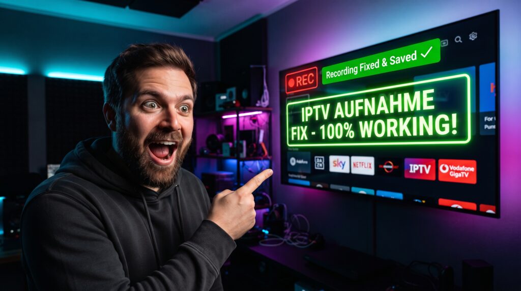 IPTV Aufnahme funktioniert nicht