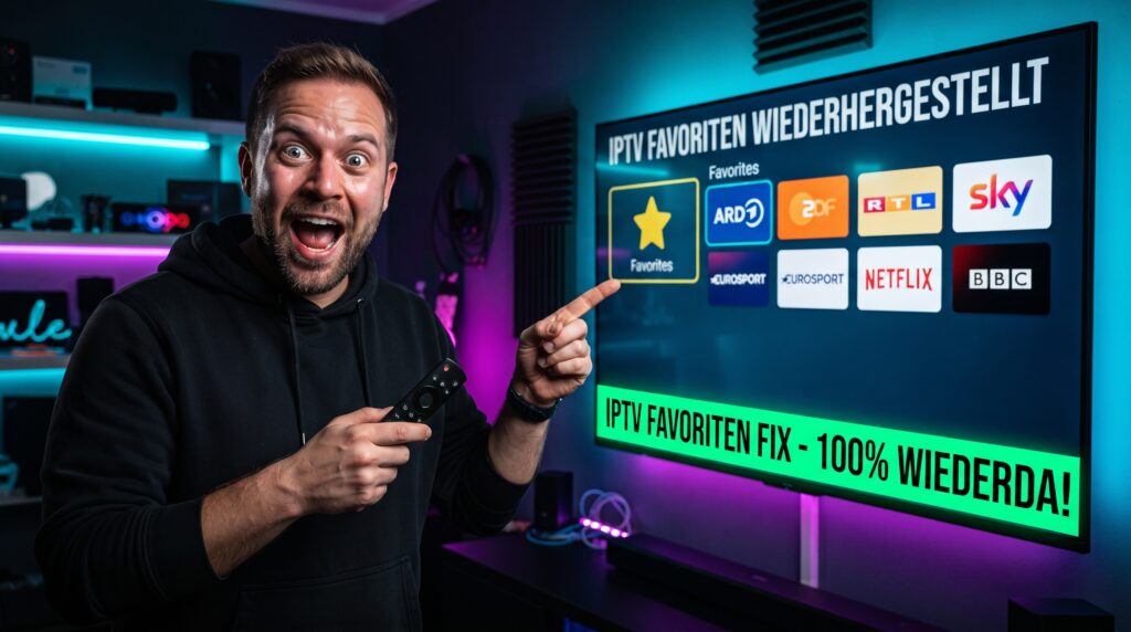 IPTV Favoriten verschwunden